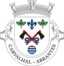 Brasão da Junta de Freguesia de Carvalhal, concelho de Abrantes.