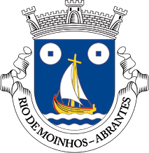Brasão da Junta de Freguesia de Rio de Moinhos, concelho de Abrantes.